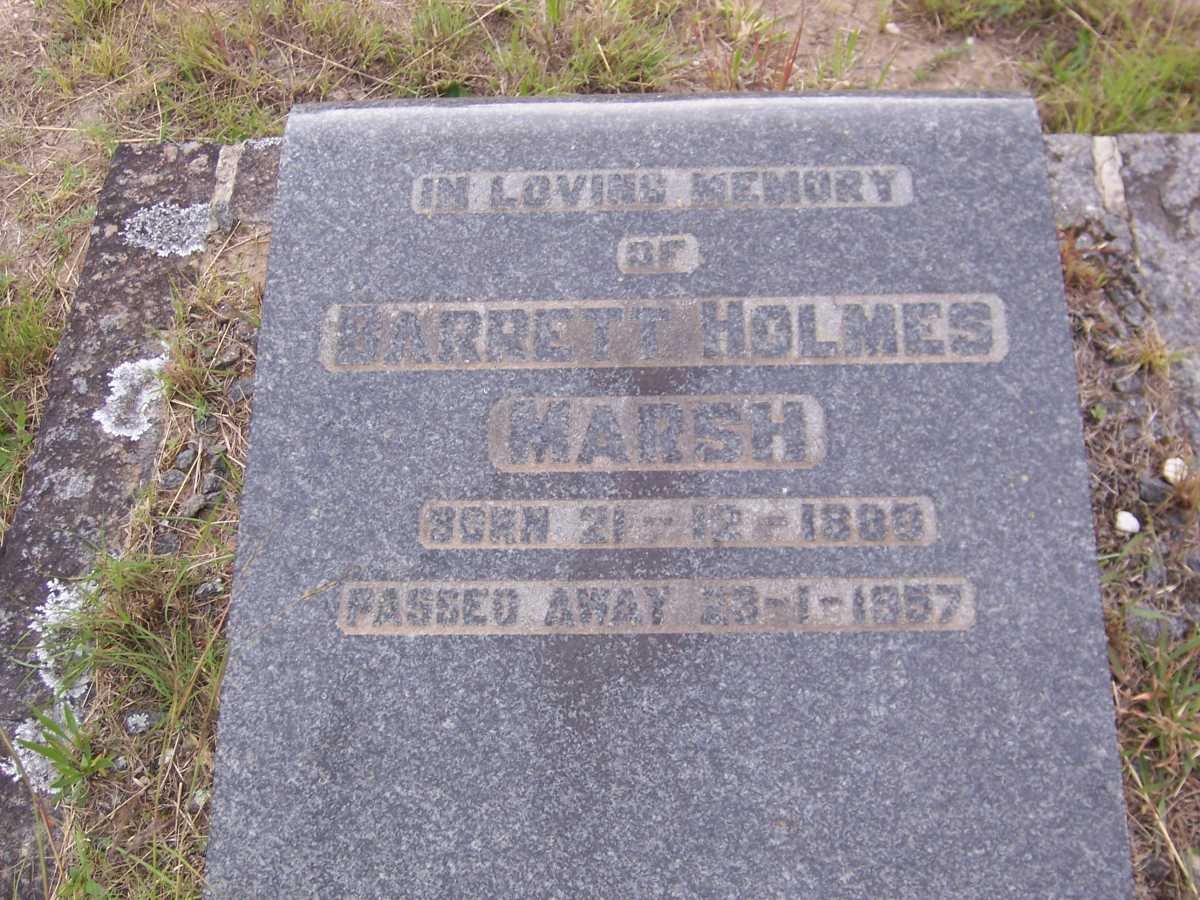 MARSH Barrett Holmes 1880-1957