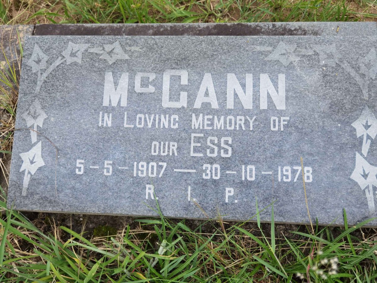 MCCANN Ess 1907-1978