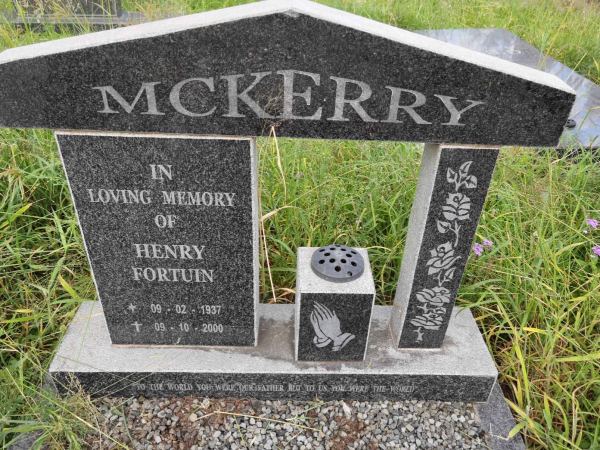 MCKERRY Henry Fortuin 1937-2000