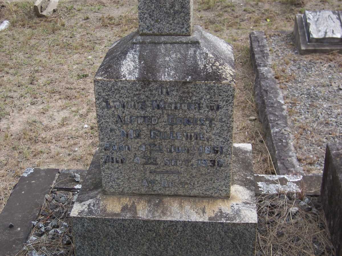 McGILLEWIE Alfred Ernest 1861-1938 &amp; Elizabeth Stuart 1862-1925