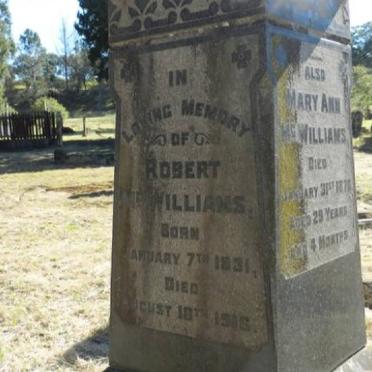 McWILLIAMS Robert 1831-1906