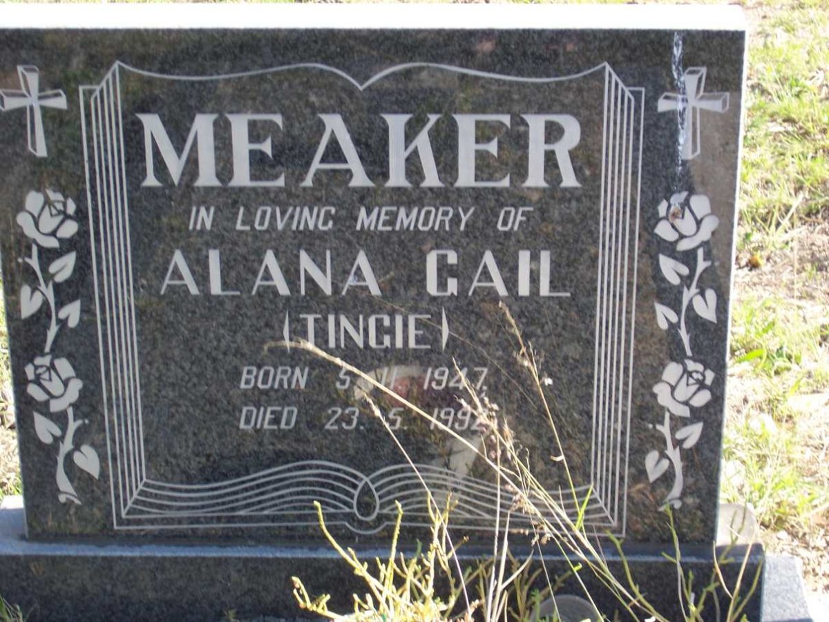 MEAKER Alana Gail 1947-1992