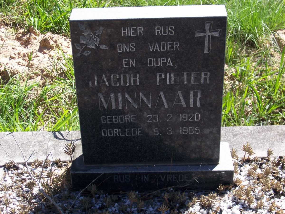MINNAAR Jacob Pieter 1920-1985