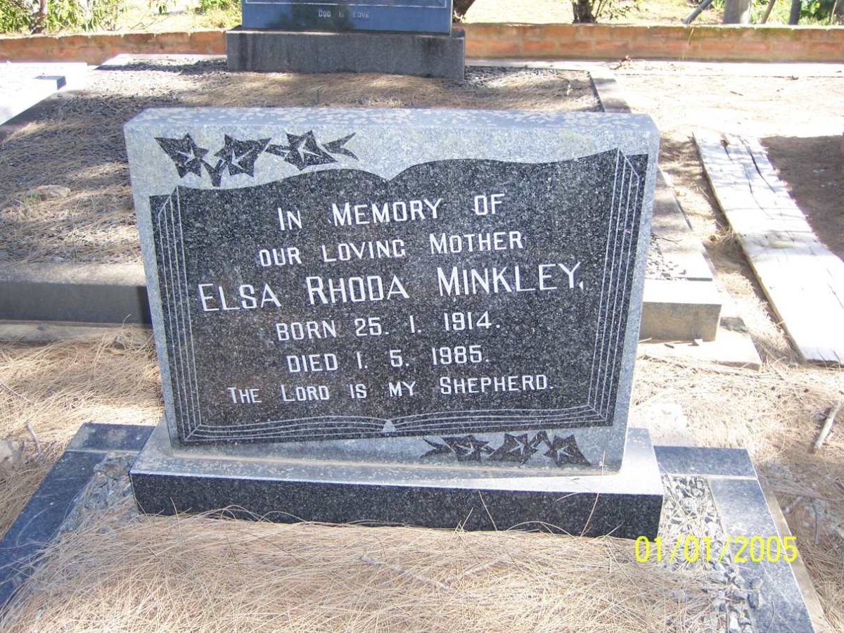 MINKLEY Elsa Rhoda 1914-1985