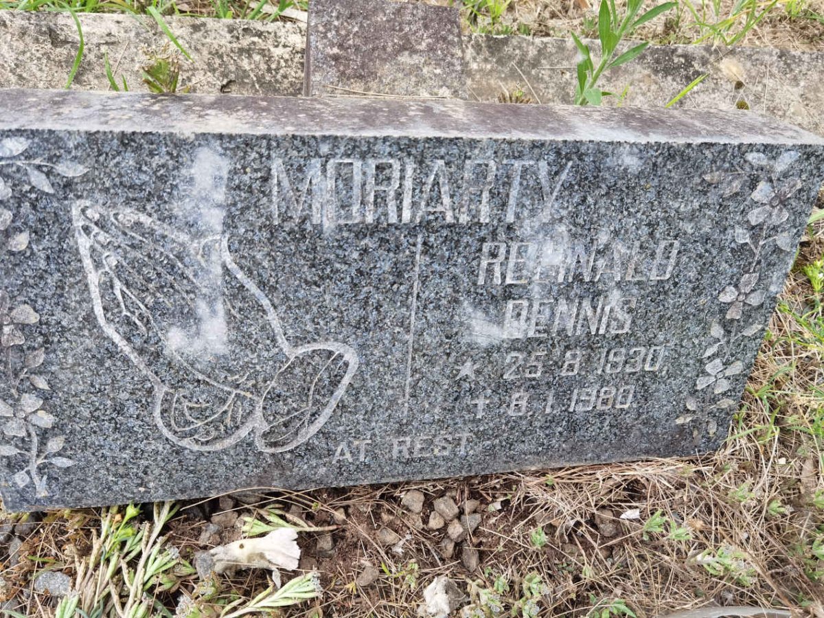 MORIARTY Reginald Dennis 1930-1980