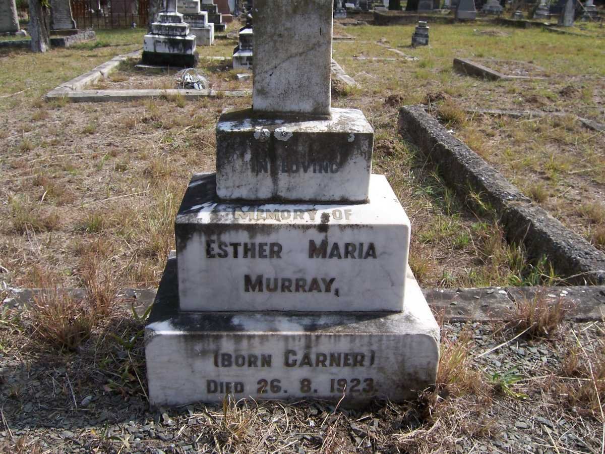 MURRAY Esther Maria nee GARNER -1923