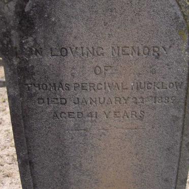 MUCKLOW Thomas Percival -1889
