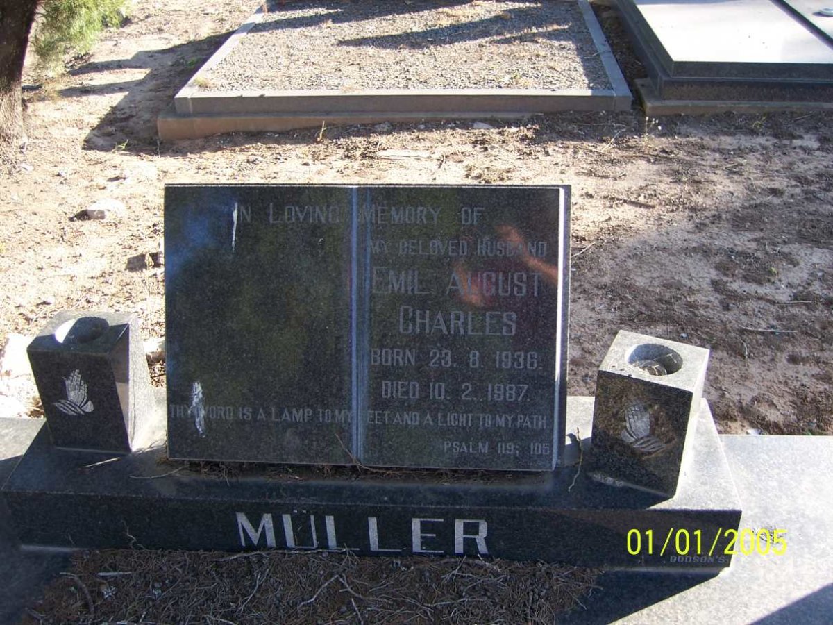 MULLER Emil August Charles 1936-1987