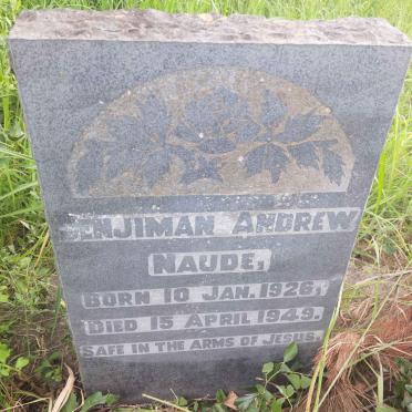NAUDE Benjimen Andrew 1926-1949