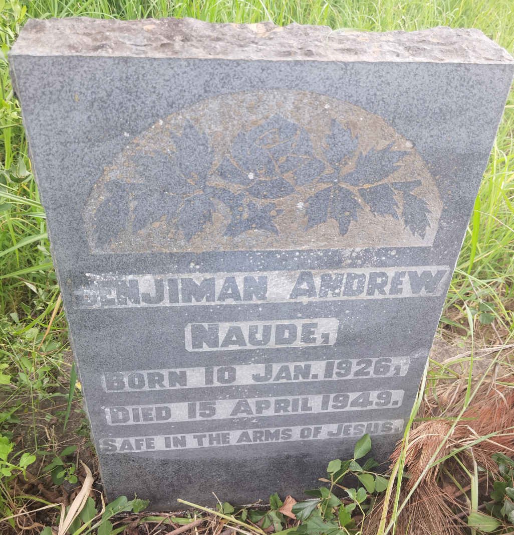 NAUDE Benjimen Andrew 1926-1949
