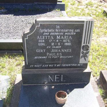 NEL Gert Johannes Paulus & Aletta Maria 1875-1963