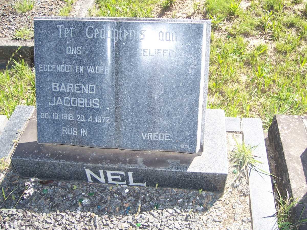 NEL Barend Jacobus 1918-1972