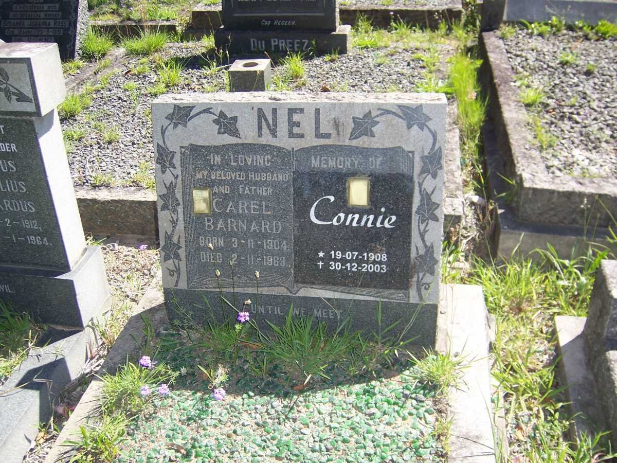 NEL Carel Barnard 1904-1963 &amp; Connie 1908-2003