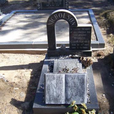 NICHOLSON Darryl Christoper 1984-1986 :: BEZUIDENHOUT Velma Margaret -2001 :: BEZUIDENHOUT Kevin Dan? 19?0-1988