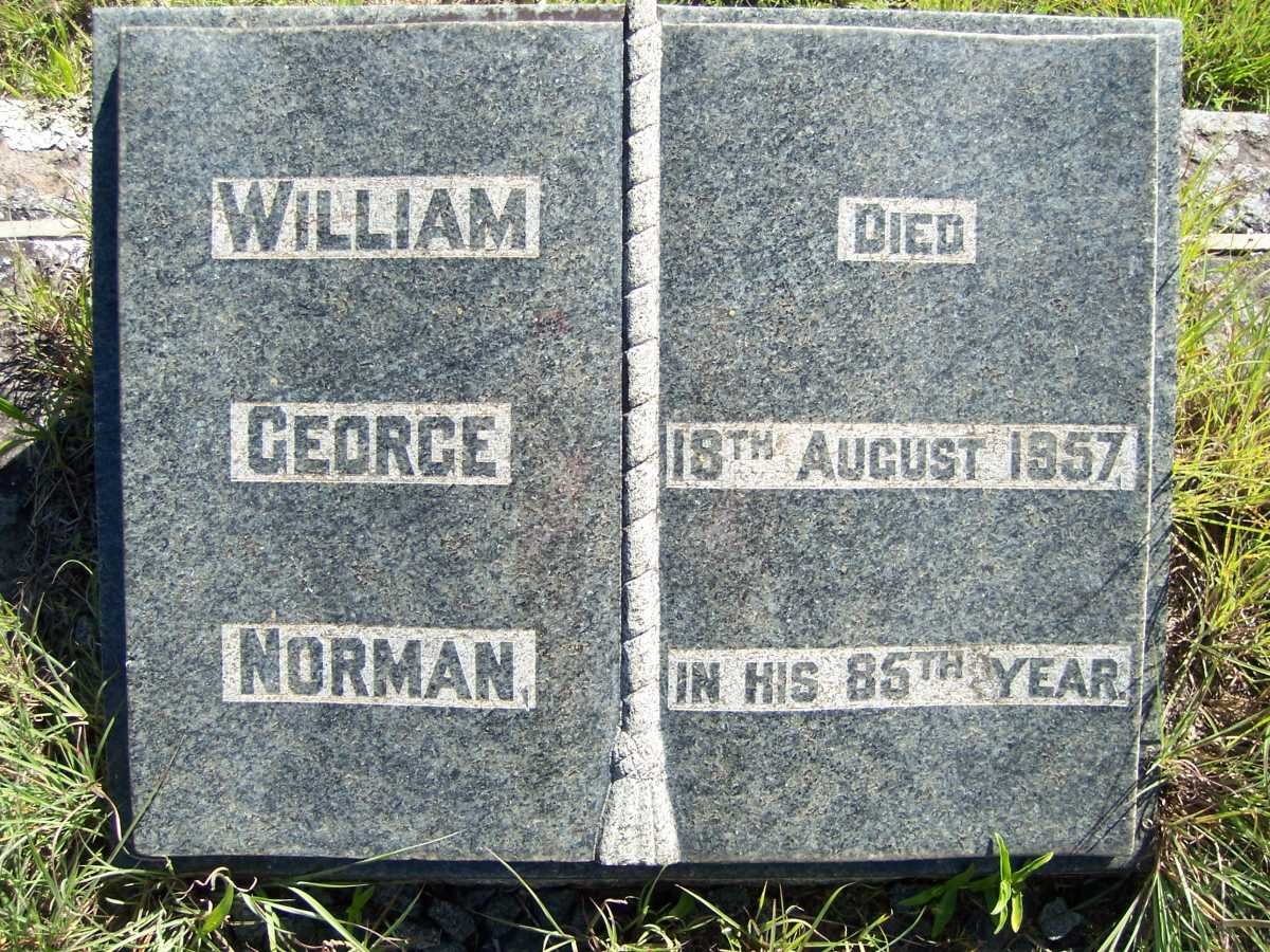 NORMAN William George -1957