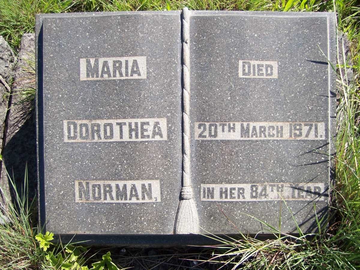 NORMAN Maria Dorothea -1971