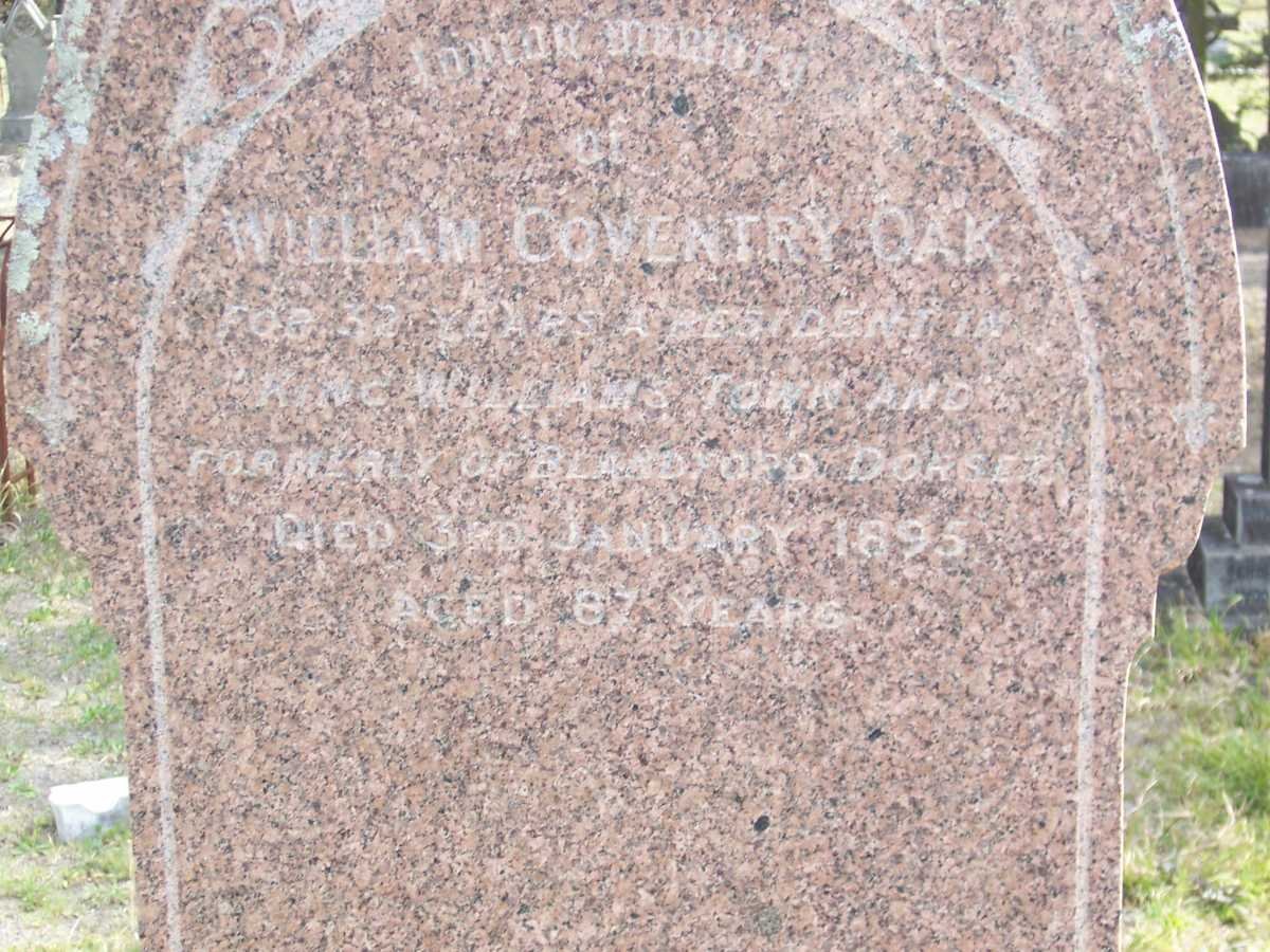 OAK William Coventry -1895