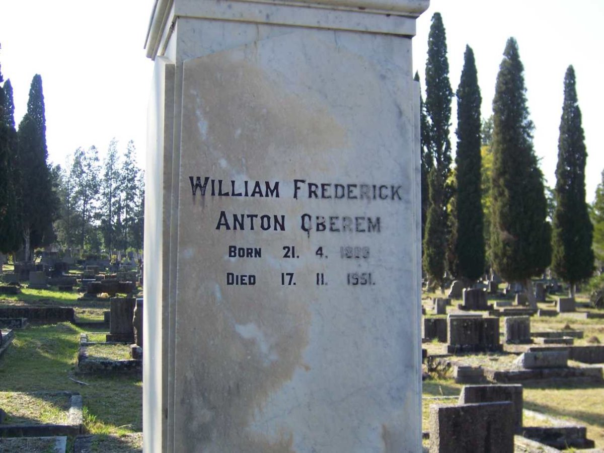 OBEREM William Frederick 1899-1951