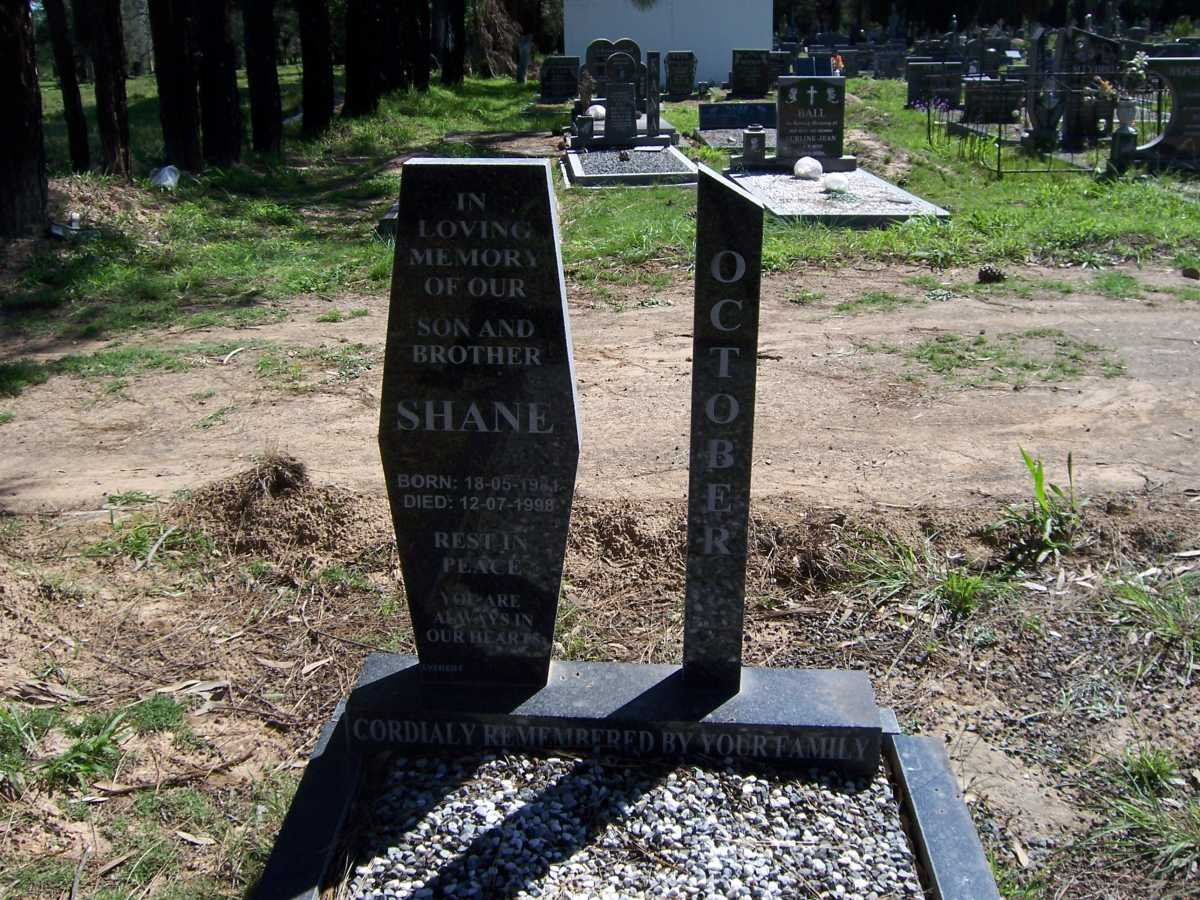 OCTOBER Shane 1981-1998