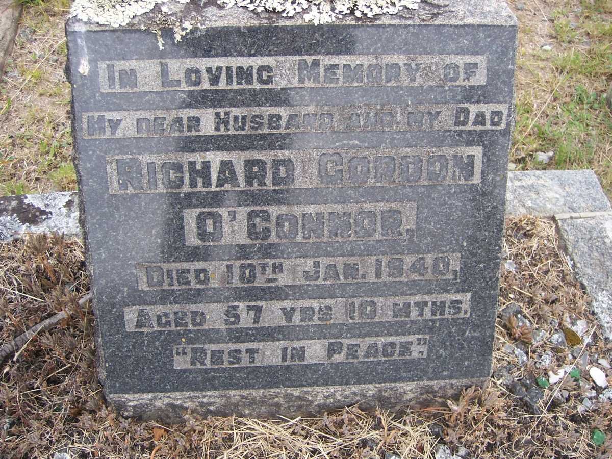 O'CONNOR Richard Gordon -1940