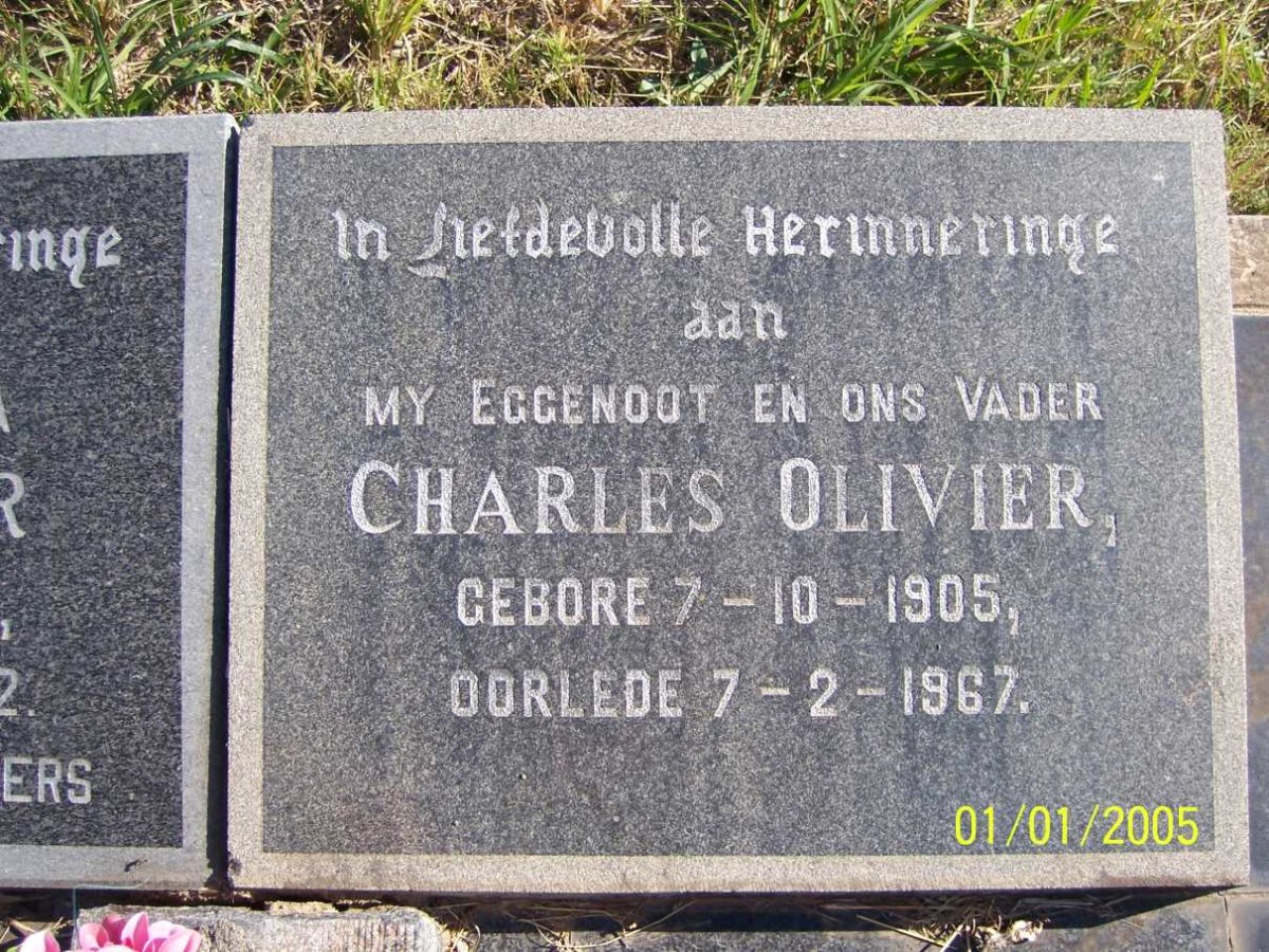 OLIVIER Charles 1905-1967 & M.C.S. 1906-1992 _2