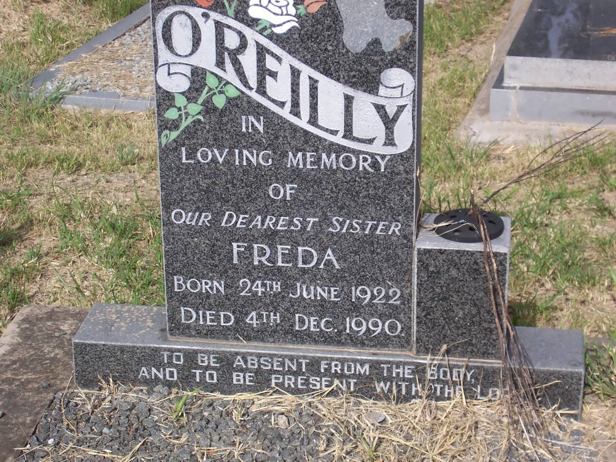 O'REILLY Freda 1922-1990