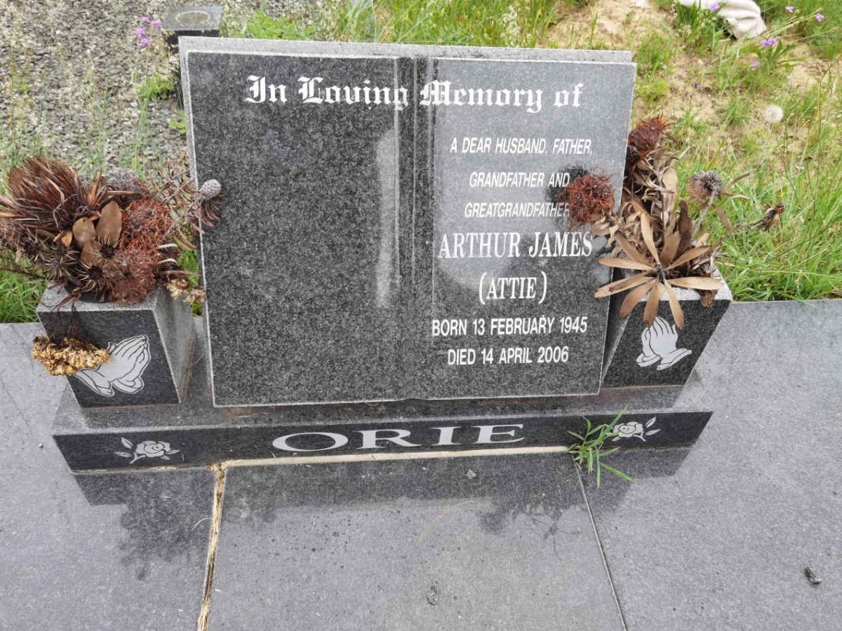 ORIE Arthur James 1945-2006