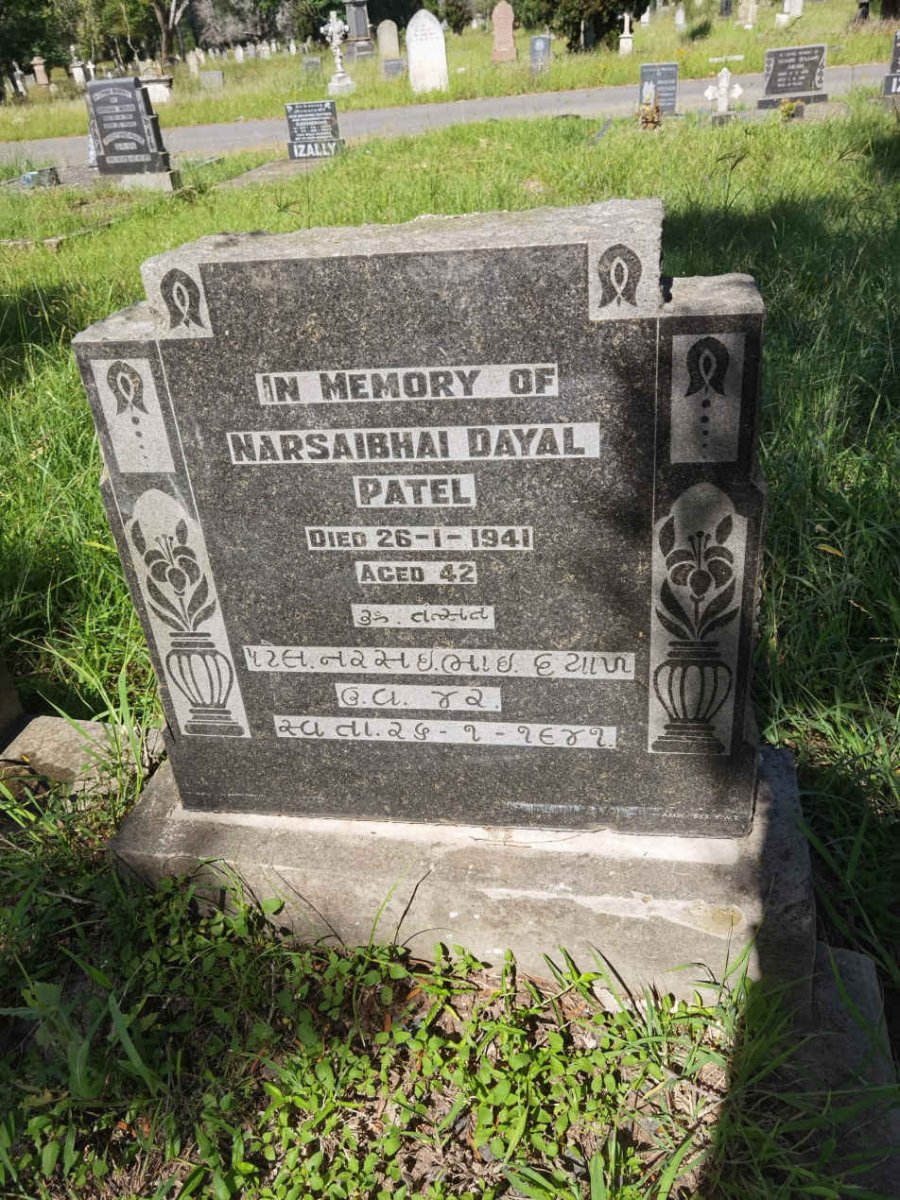 PATEL Narsaibhai Dayal -1941
