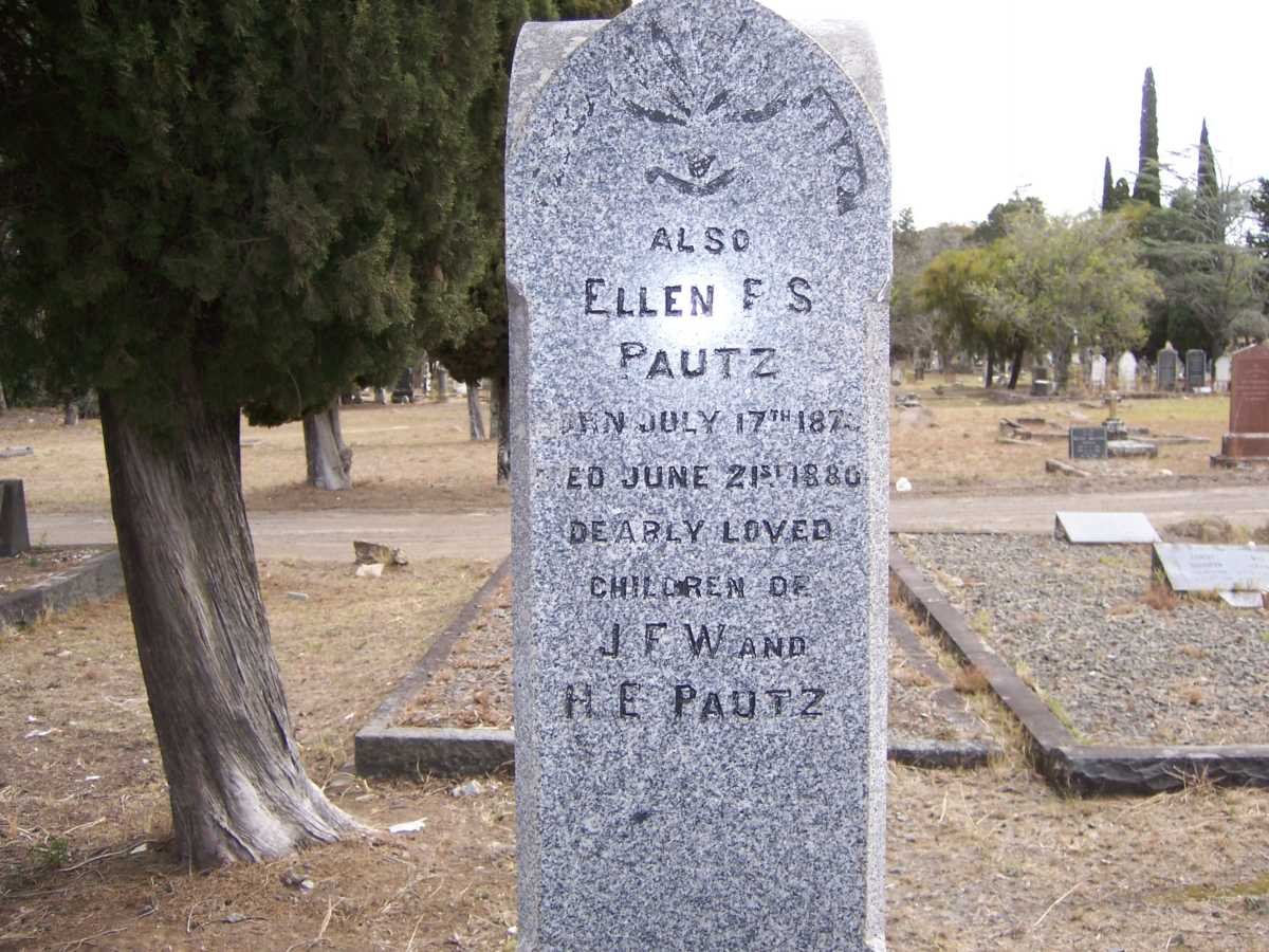 PAUTZ Ellen F.S. 187?-1880