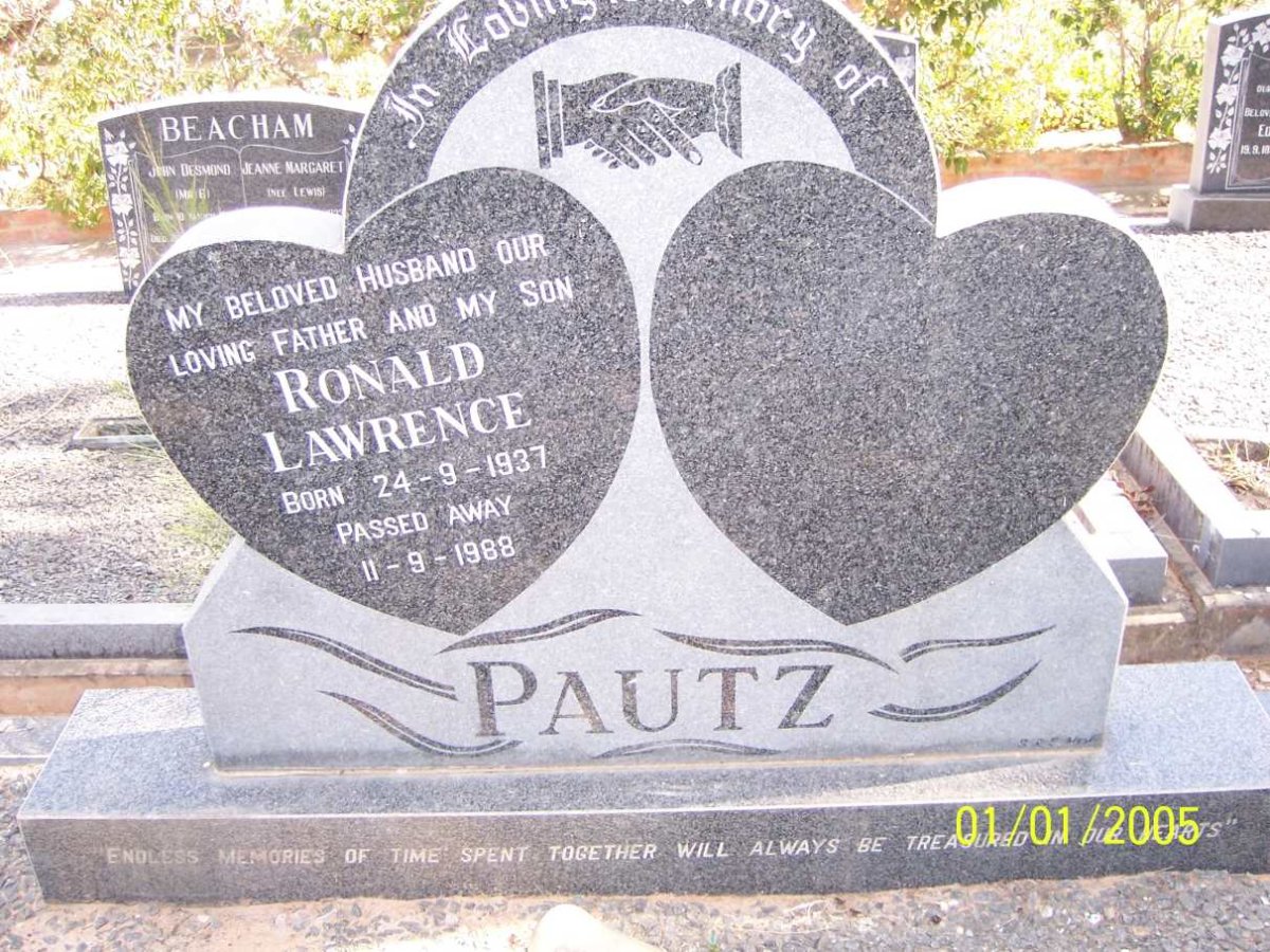 PAUTZ Ronald Lawrence 1937-1988