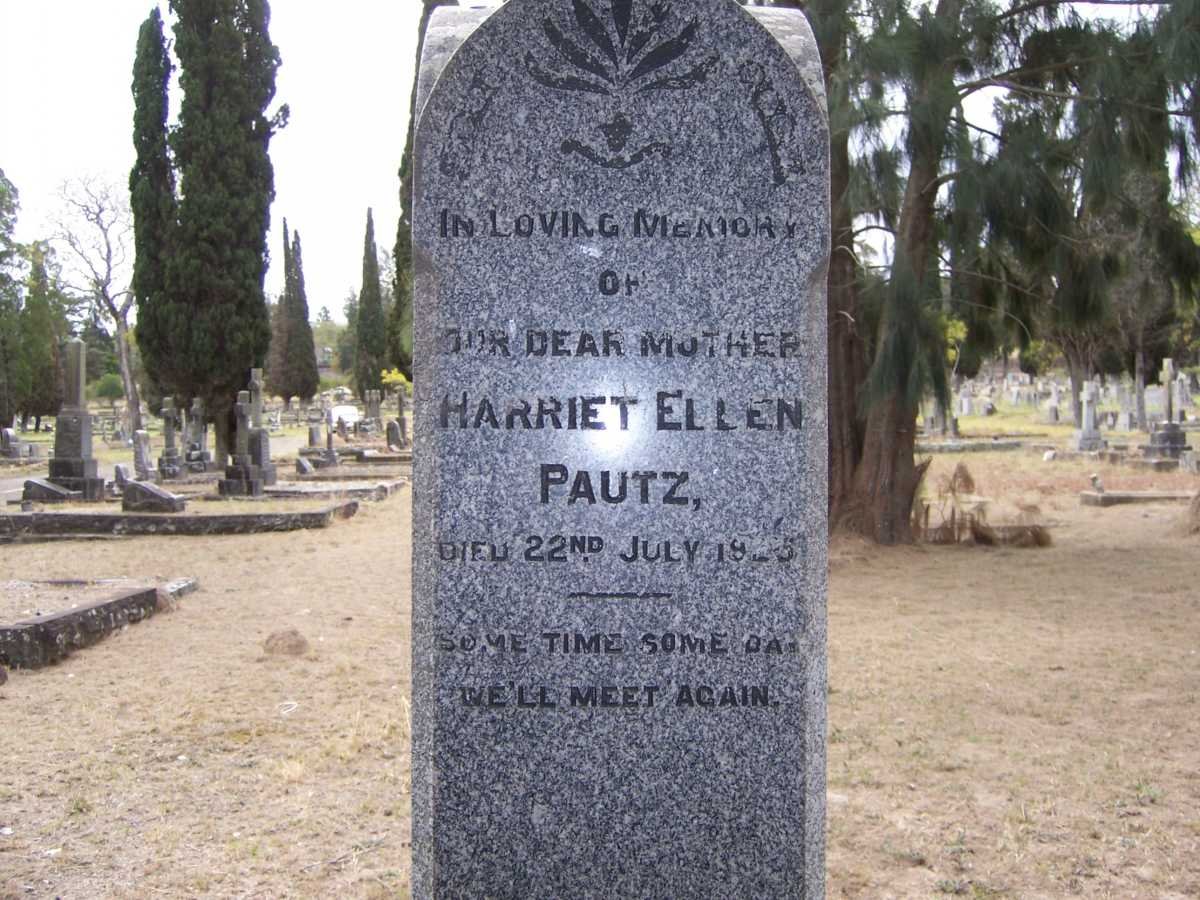 PAUTZ Harriet Ellen -1925