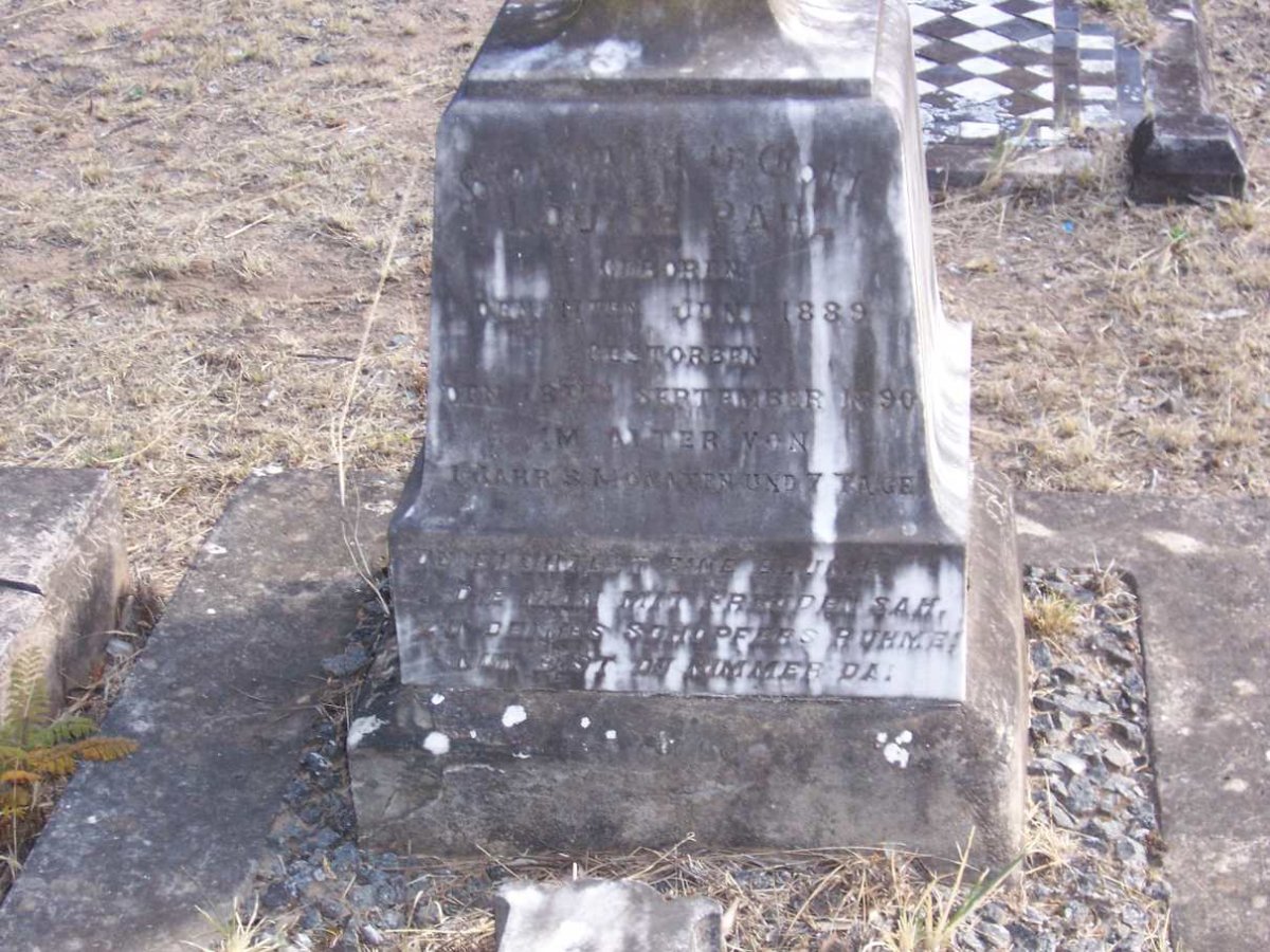 PAHL Louise 1889-1890