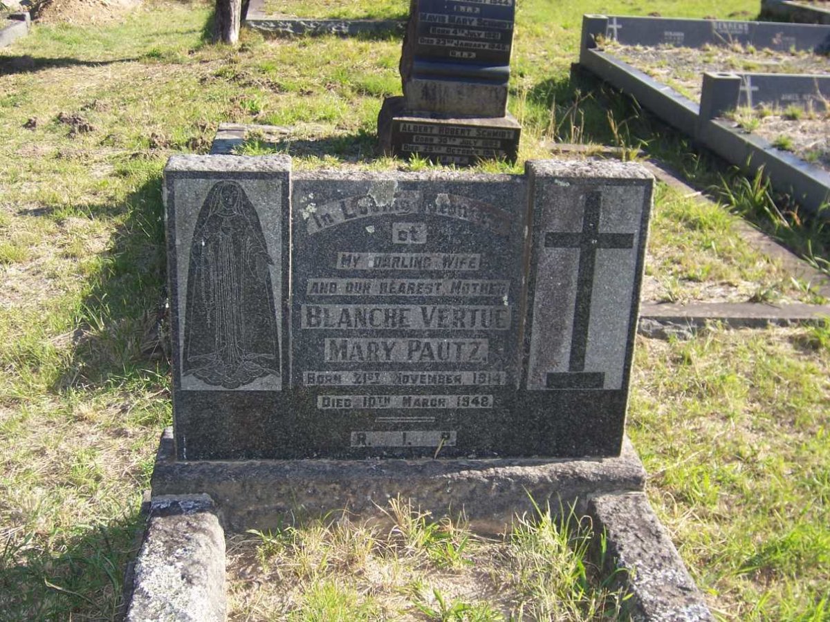 PAUTZ Blanche Vertue Mary 1914-1948