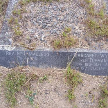 PATERSON Neil MaCleod 1880-1951 &amp; Margaret Wyke TUPMAN 1896-1987
