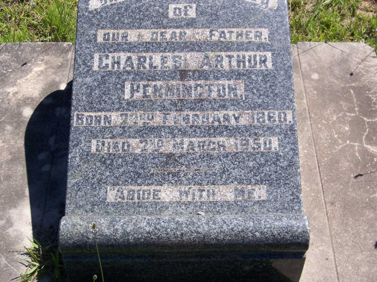 PENNINGTON Charles Arthur 1860-1950