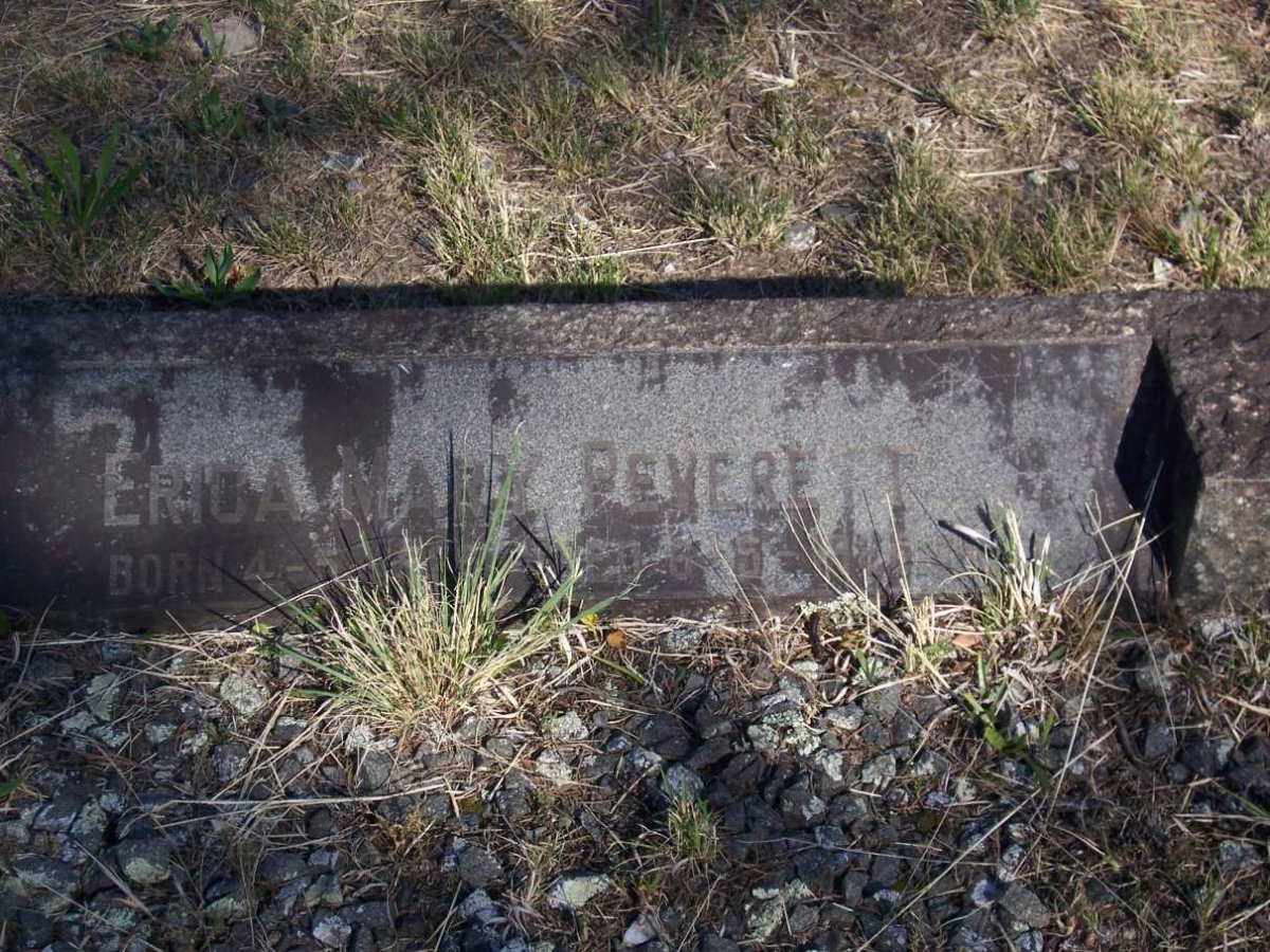 PEVERETT Erica Mary -1925