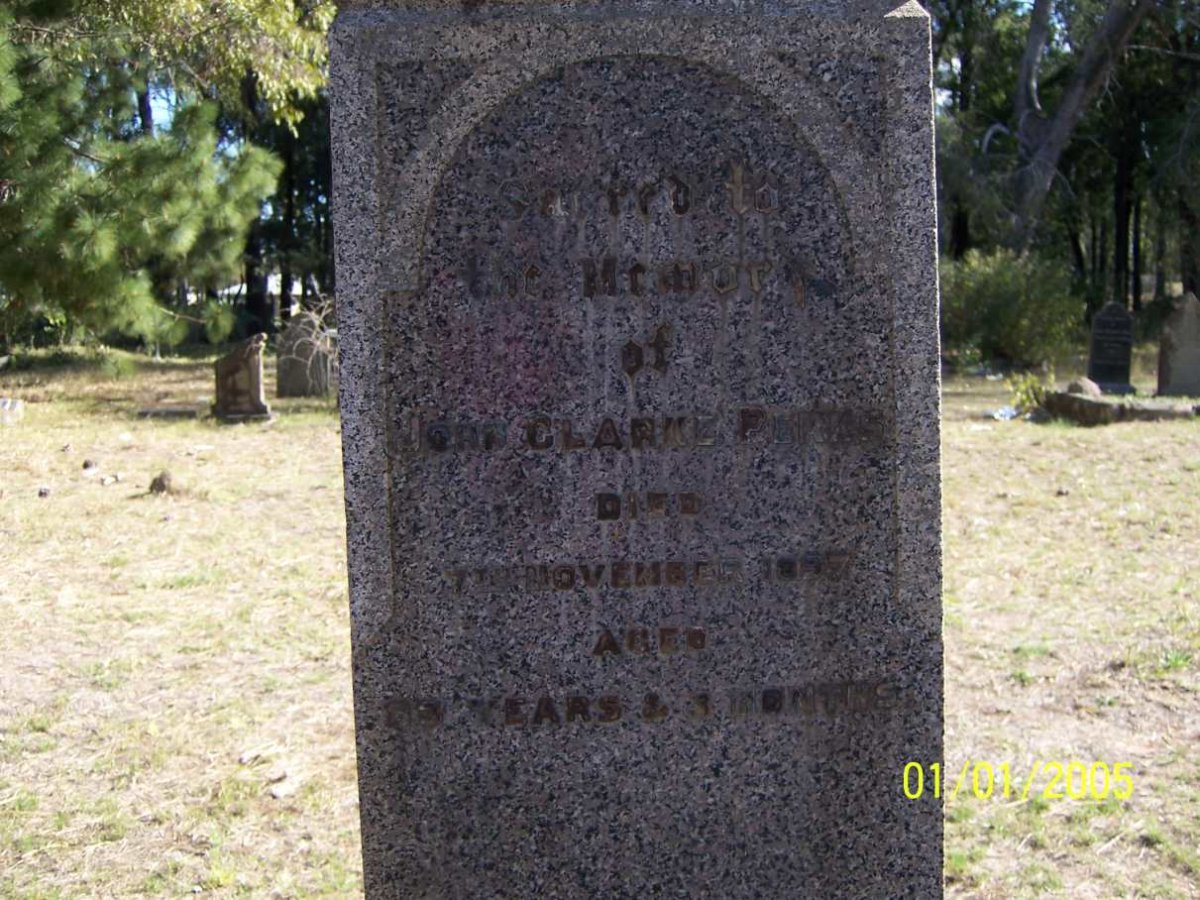PERKS John Clarke -1897