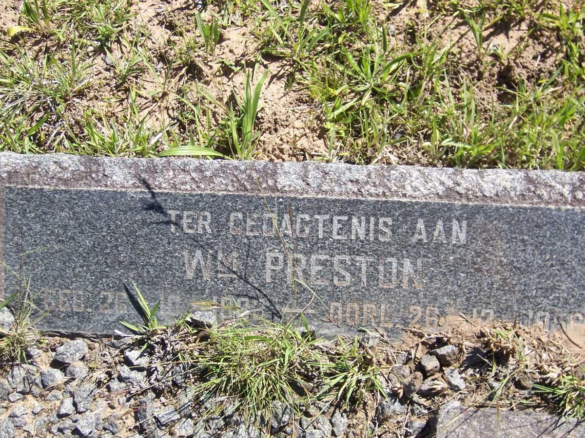 PRESTON William 1893-1956