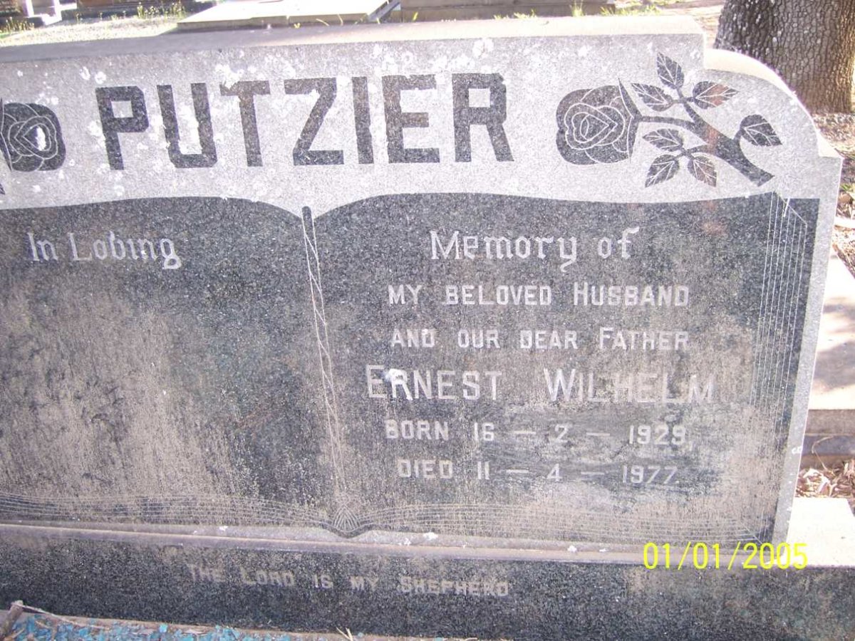 PUTZIER Ernst Wilhelm 1929-1977