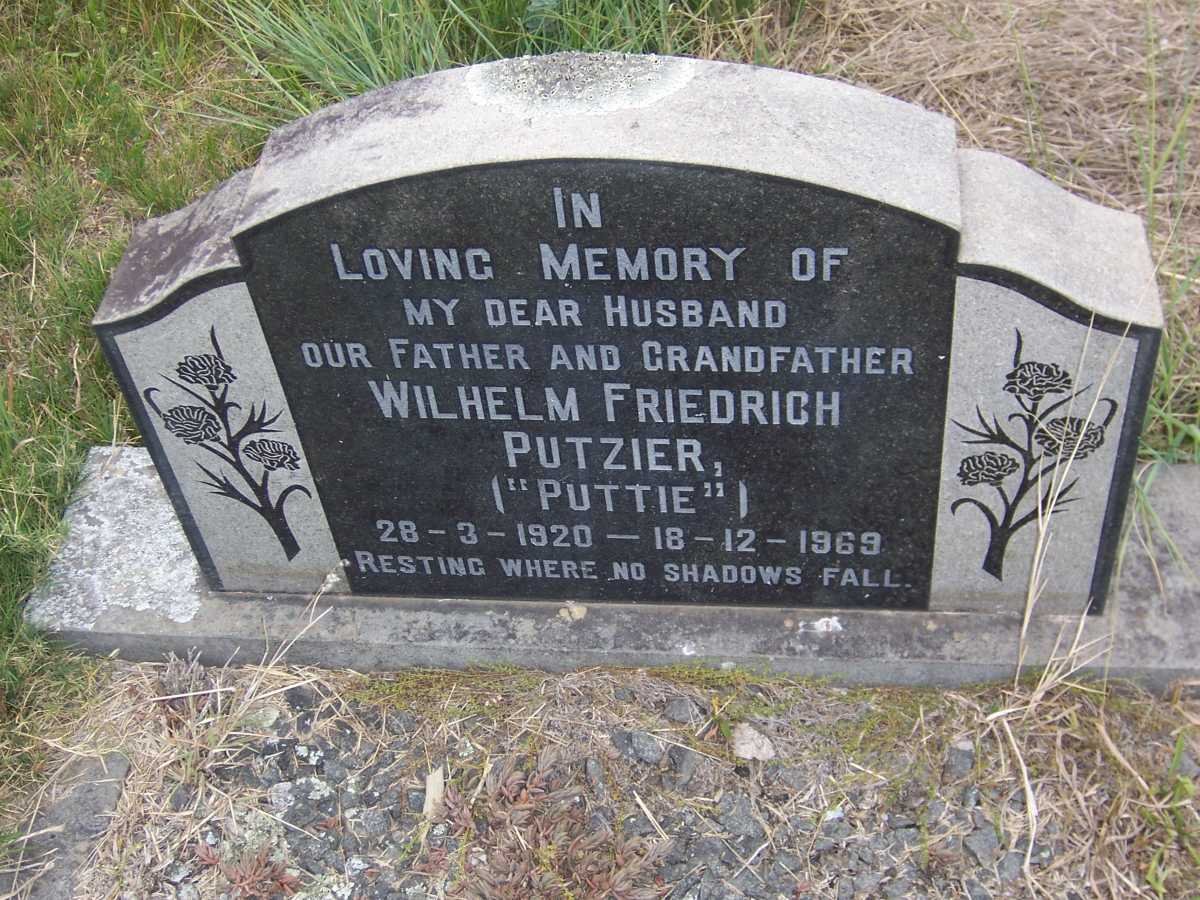 PUTZIER Wilhelm Friedrich 1920-1969