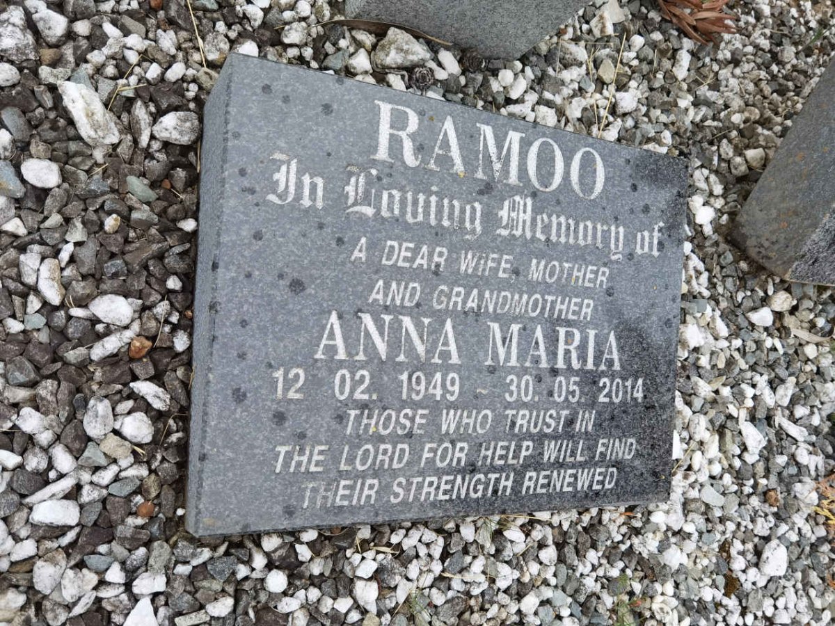 RAMOO Anna Maria 1949-2014