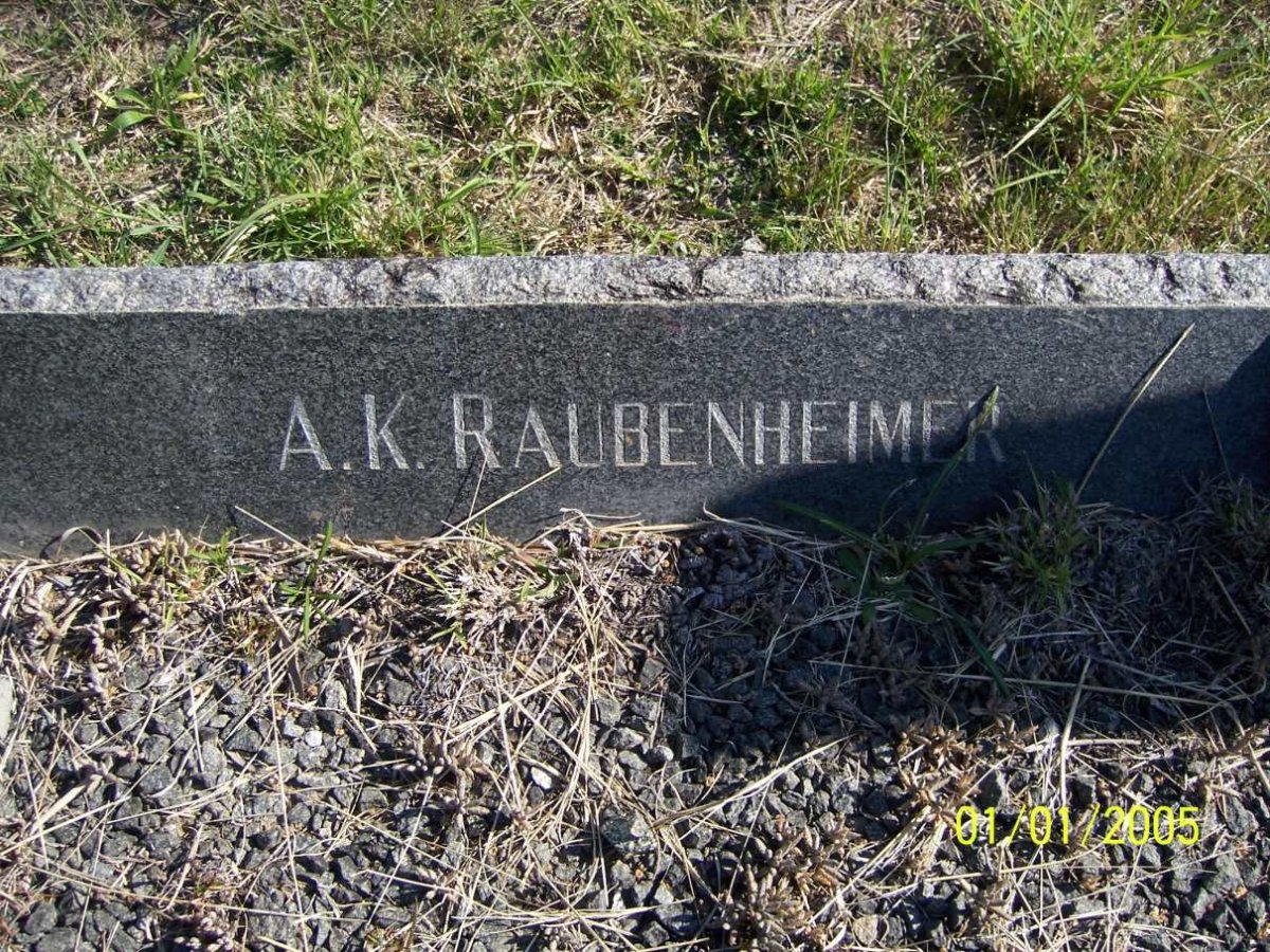RAUBENHEIMER A.K.