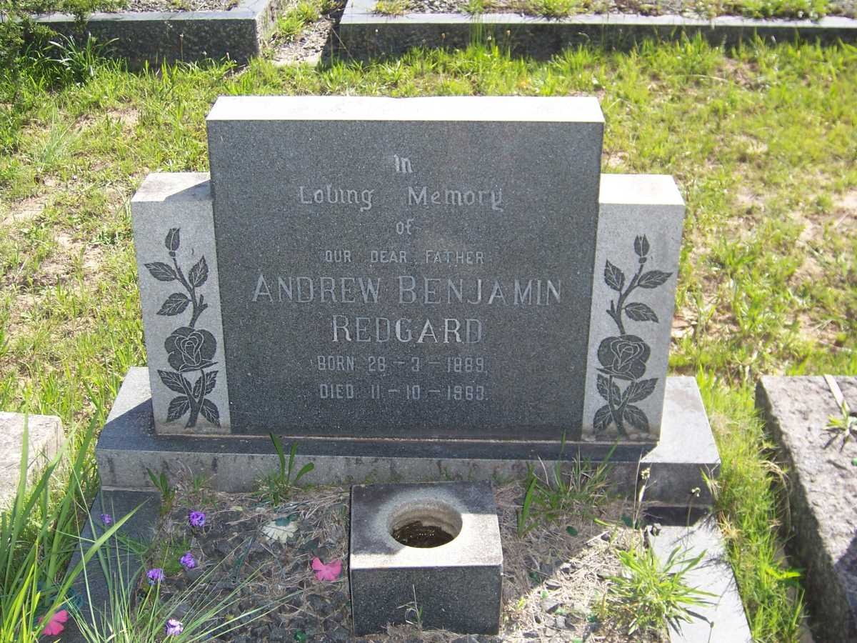REDGARD Andrew Benjamin 1889-1963