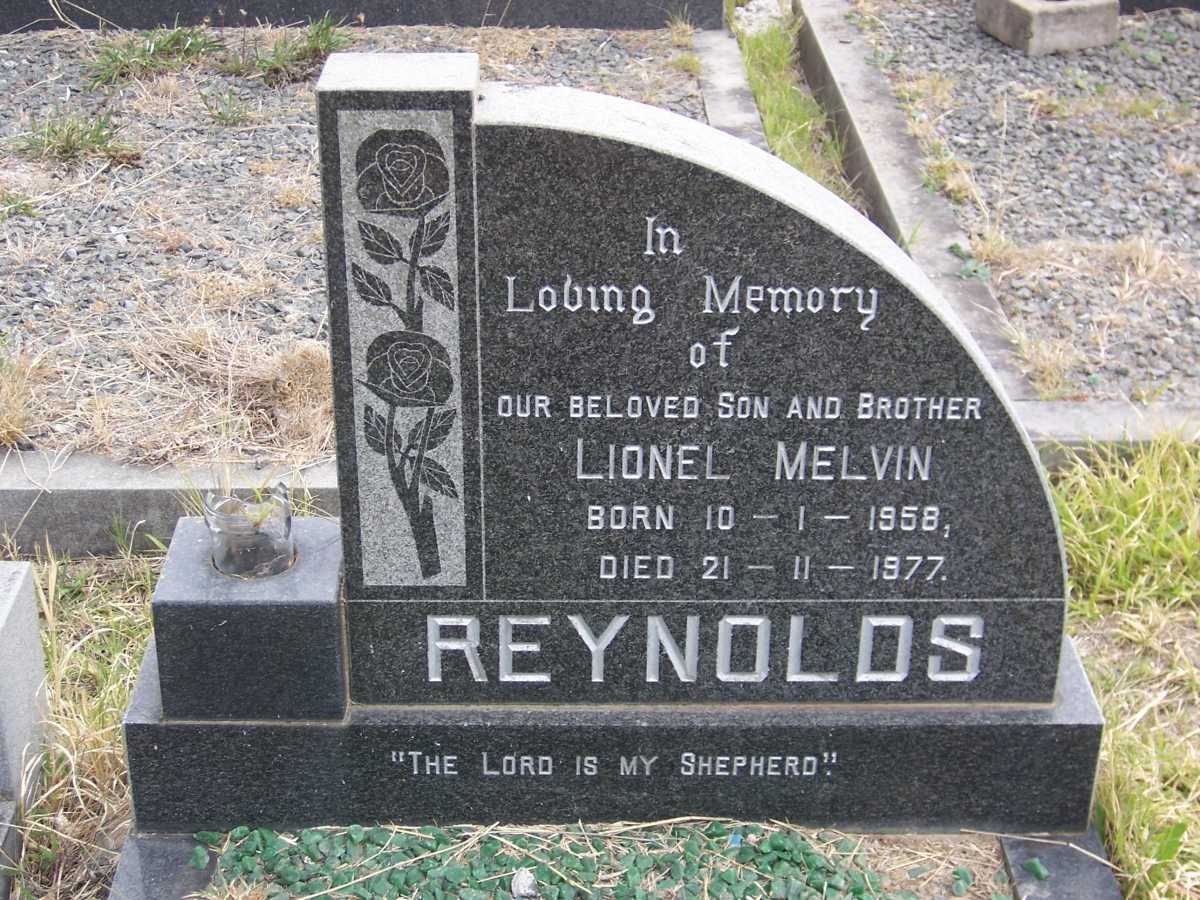 REYNOLDS Lionel Melvin 1958-1977