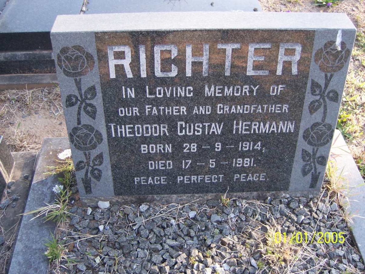RICHTER Theodor Gustav Hermann 1914-1981