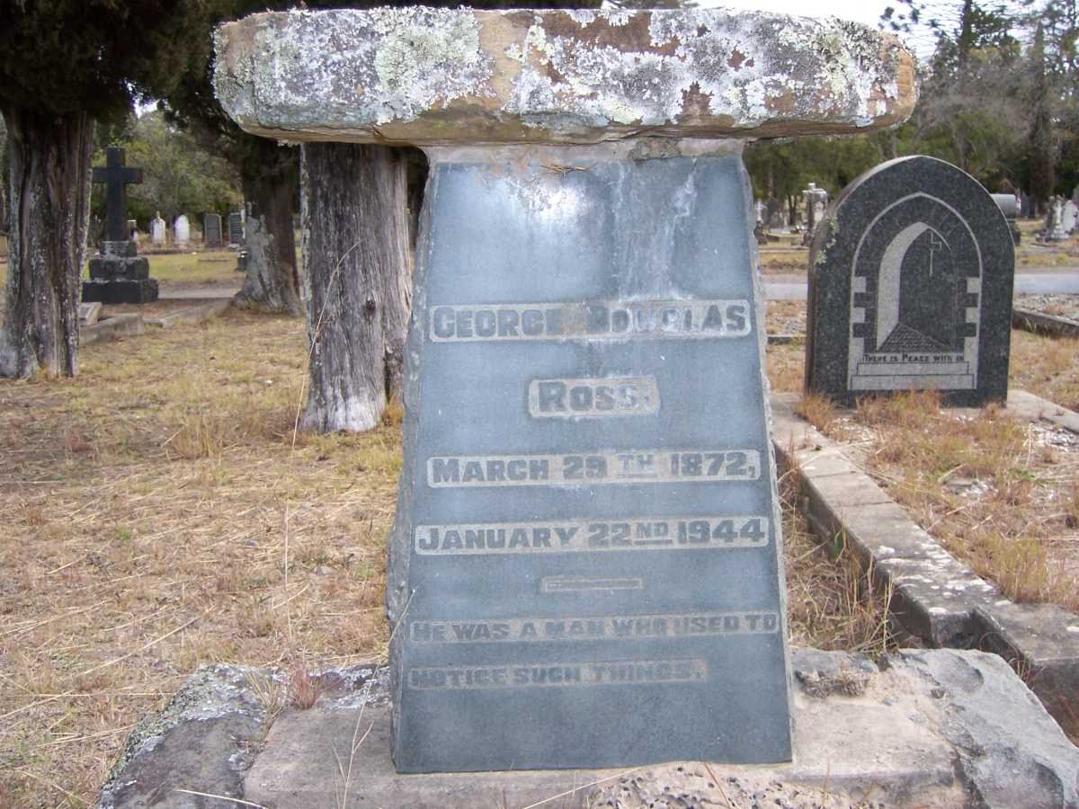 ROSS George Douglas 1872-1944