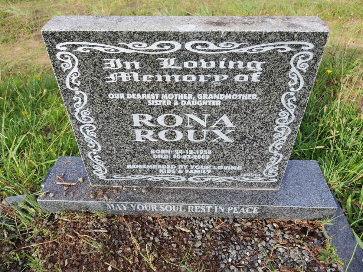 ROUX Rona 1958-2003