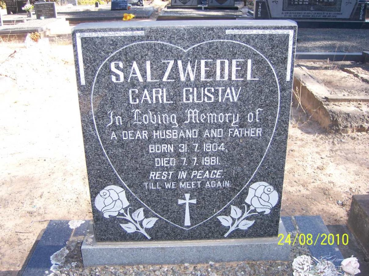 SALZWEDEL Carl Gustav 1904-1981