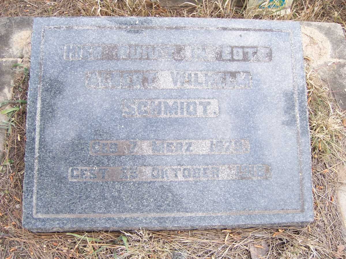 SCHMIDT Albert Wilhelm 1879-1918