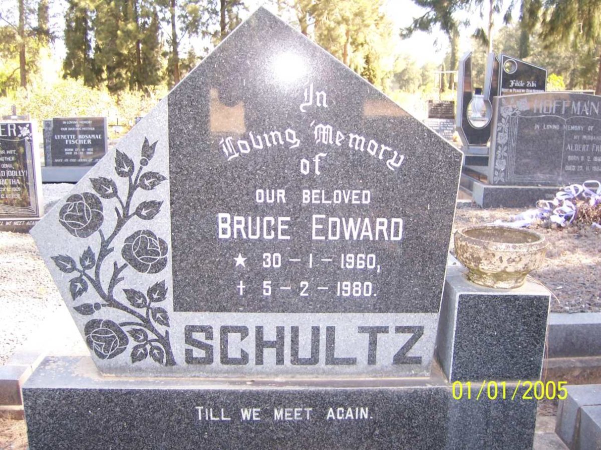 SCHULTZ Bruce Edward 1960-1980